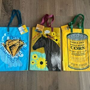 Set of 3 NWT Trader Joe’s Bags